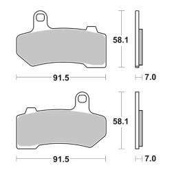 SBS 830H.LS Sintered Brake Pads