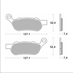 SBS 854H.LS Sintered Brake Pads