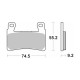 SBS 860H.HS Sintered Brake Pads