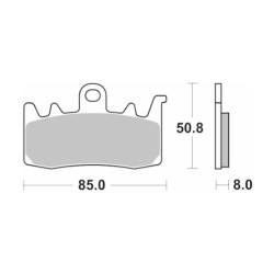 SBS 900HS Sintered Brake Pads