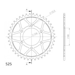 Supersprox Steel Rear Sprocket RFE-1489:41-BLK