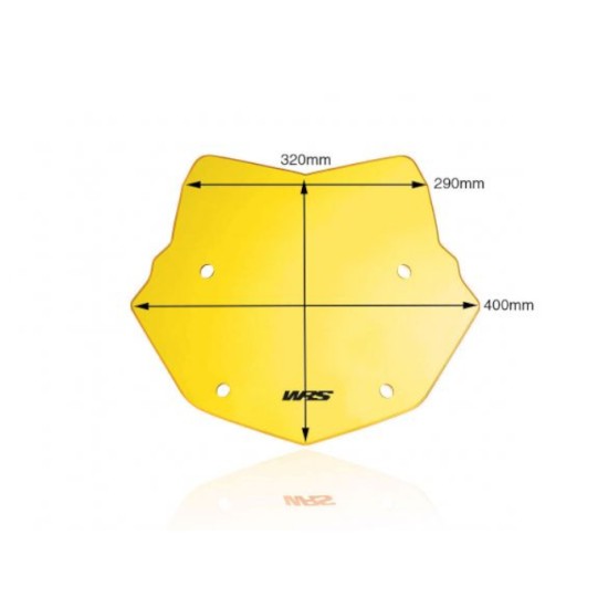 WRS Windscreen Enduro Yellow BMW R1250 GS/Adventure 2018-2023